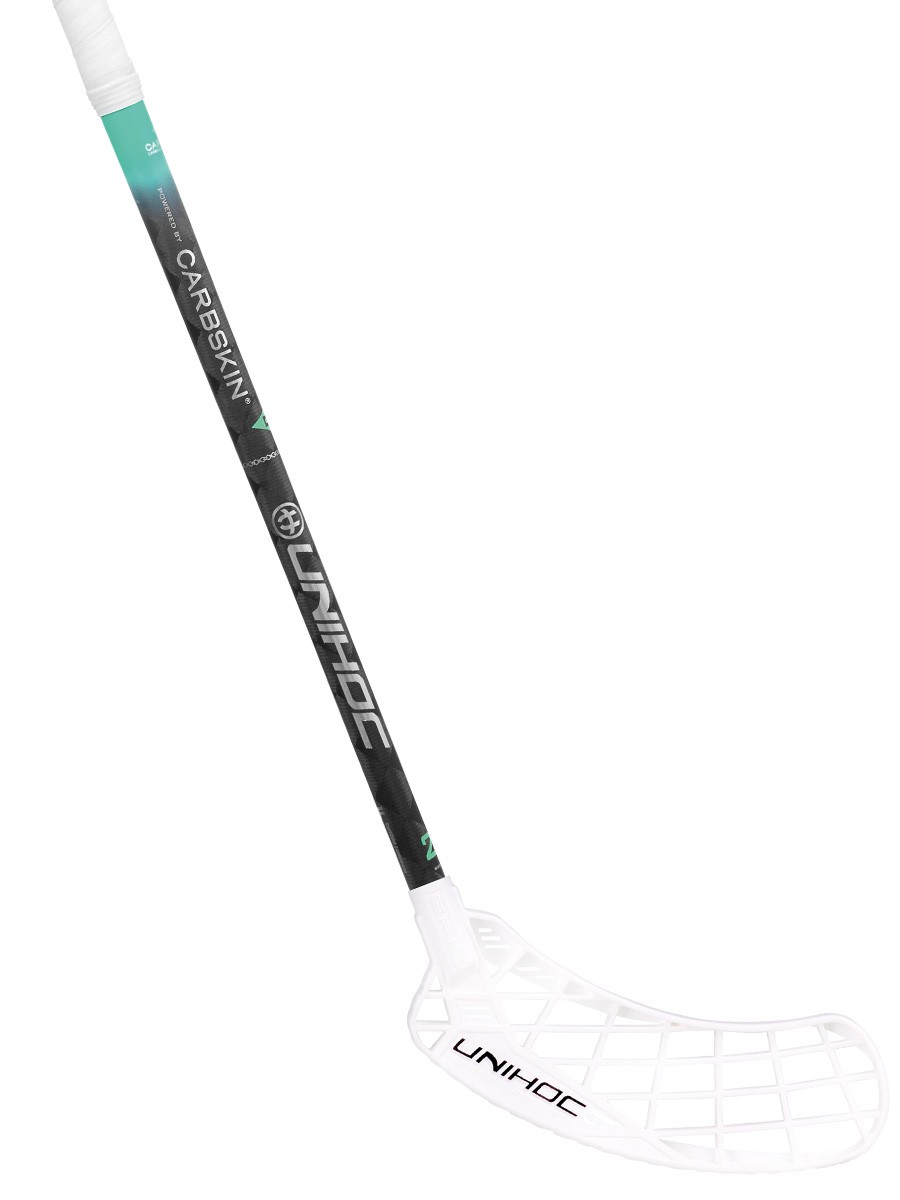 Unihoc Innebandyklubba EPIC CARBSKIN FL 29 white Unihoc Innebandyklubba EPIC CARBSKIN FL 29 white